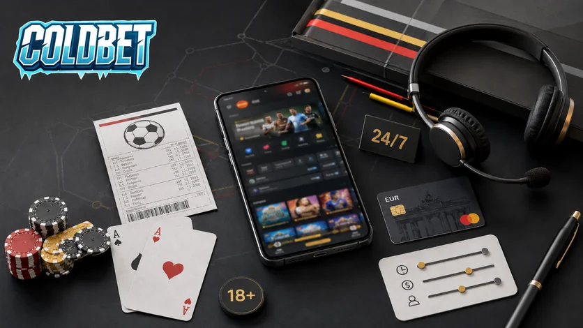 ColdBet Germany Plattform mit Casino, Sportwetten, Android App und Support